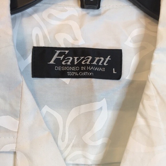 Favant men Hawaiian shirt Mamoth Pe'ahi Jaws Wave Surfboard 100% cotton large - Picture 5 of 10